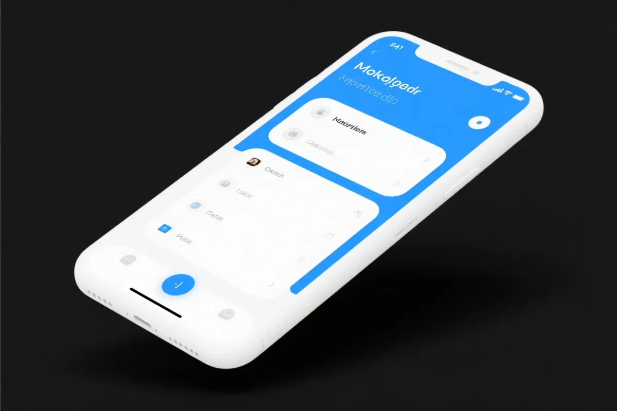 移动端APP界面示意图